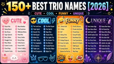 Best Trio Names