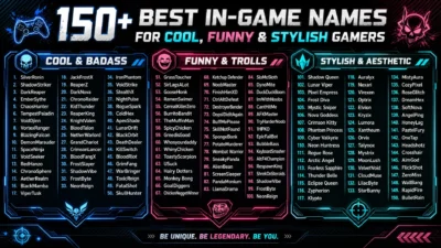 In Game Names