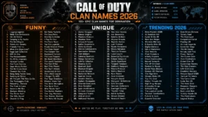 Cod Clan Names
