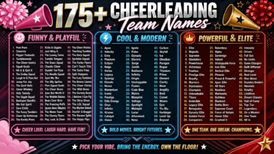 Cheerleading Team Names