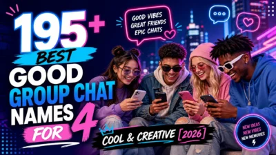 Good Group Chat Names for 4