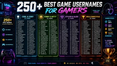 Game Usernames