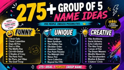 Group of 5 Name
