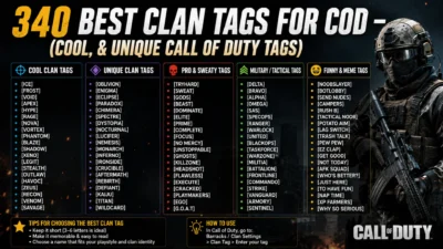 Clan Tags for COD