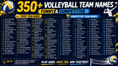Volleyball Team Names