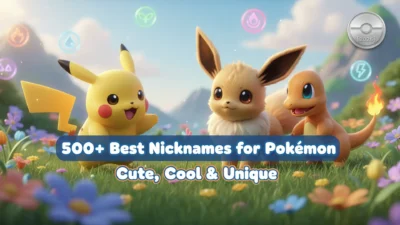 Nicknames for Pokemon