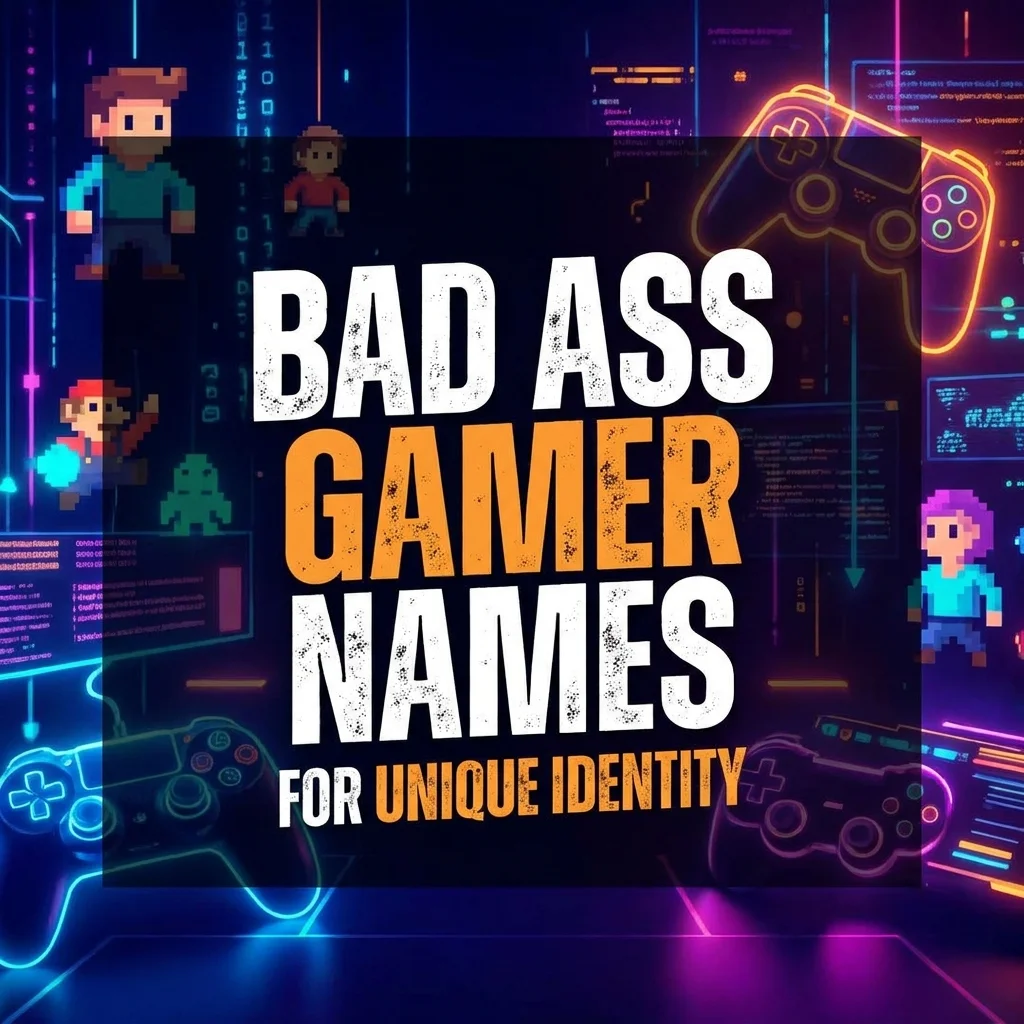 Bad ass gamer names for a unique identity with cool and powerful gaming ideas