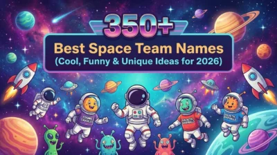 350+ best space team names with cool, funny, and unique cosmic ideas for 2026