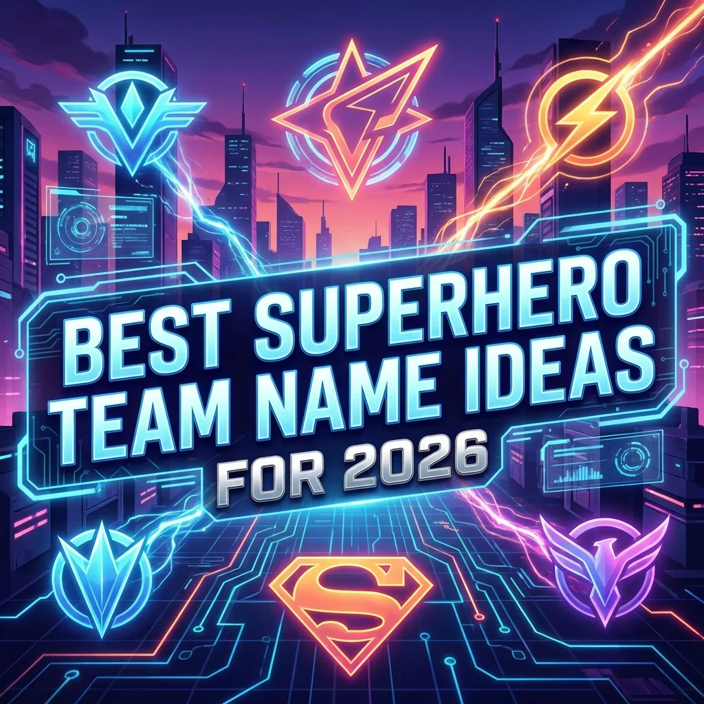 Best superhero team name ideas for 2026 featuring powerful, creative, and original hero names