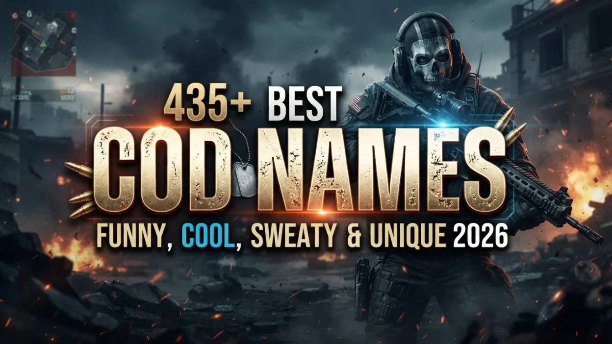 435+ best COD names with funny, cool, sweaty, and unique Call of Duty ideas for 2026