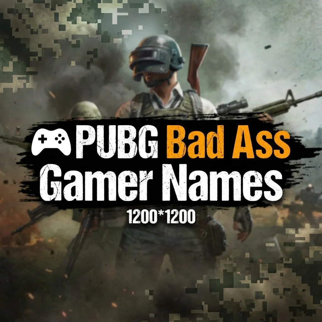 PUBG bad ass gamer names with cool, stylish, and powerful gaming name ideas