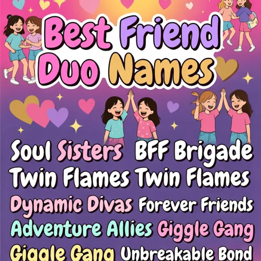 Best Friend Duo Names 👯