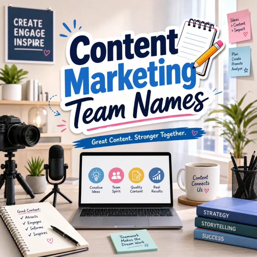 Content Marketing Team Names ๐