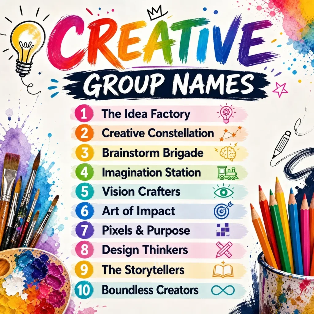 Creative Group Names ๐จ