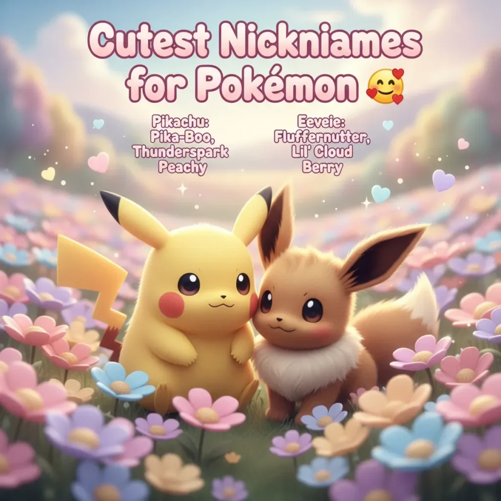 Cutest Nicknames for Pokemon ๐ฅฐ