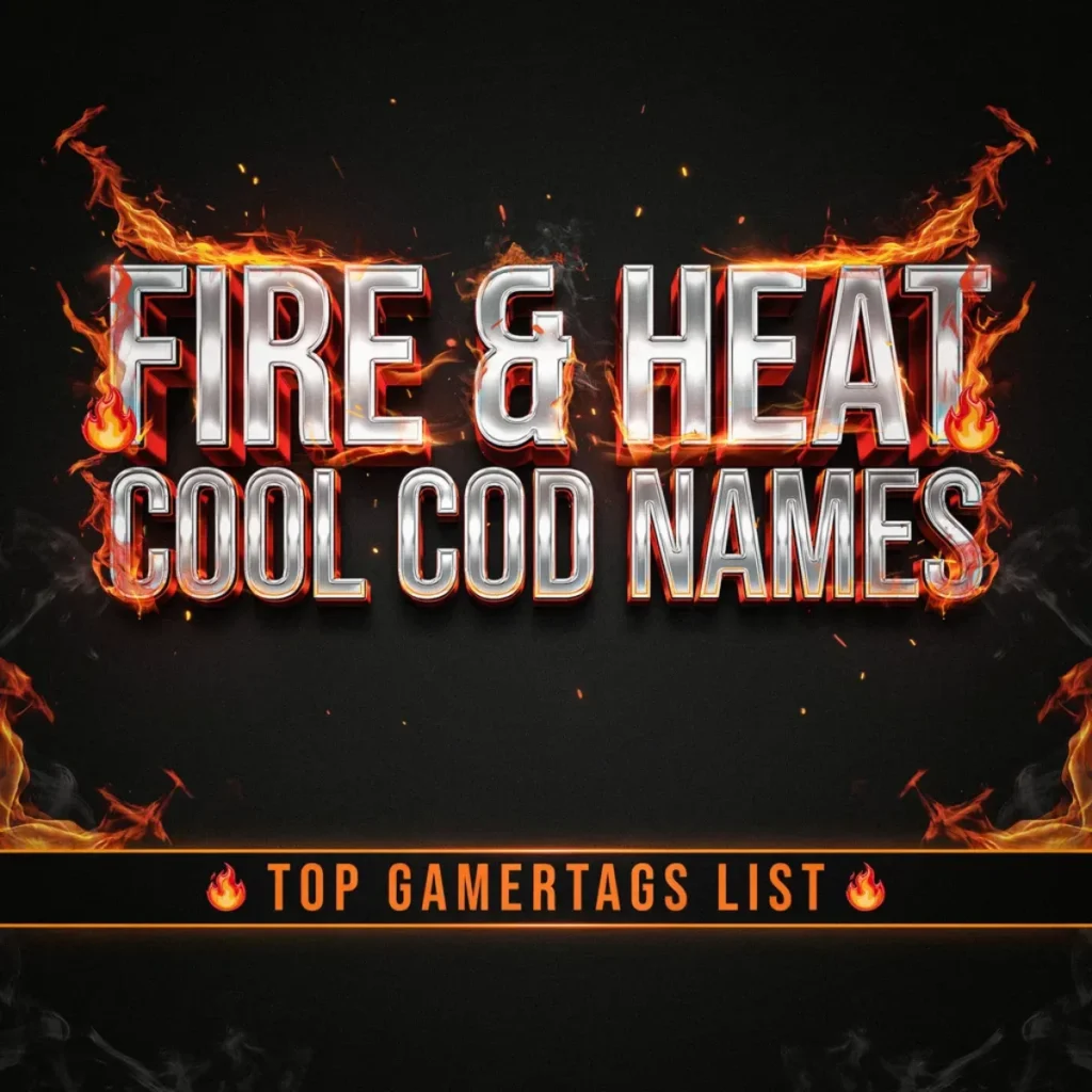 Fire & Heat Cool COD Names 🔥