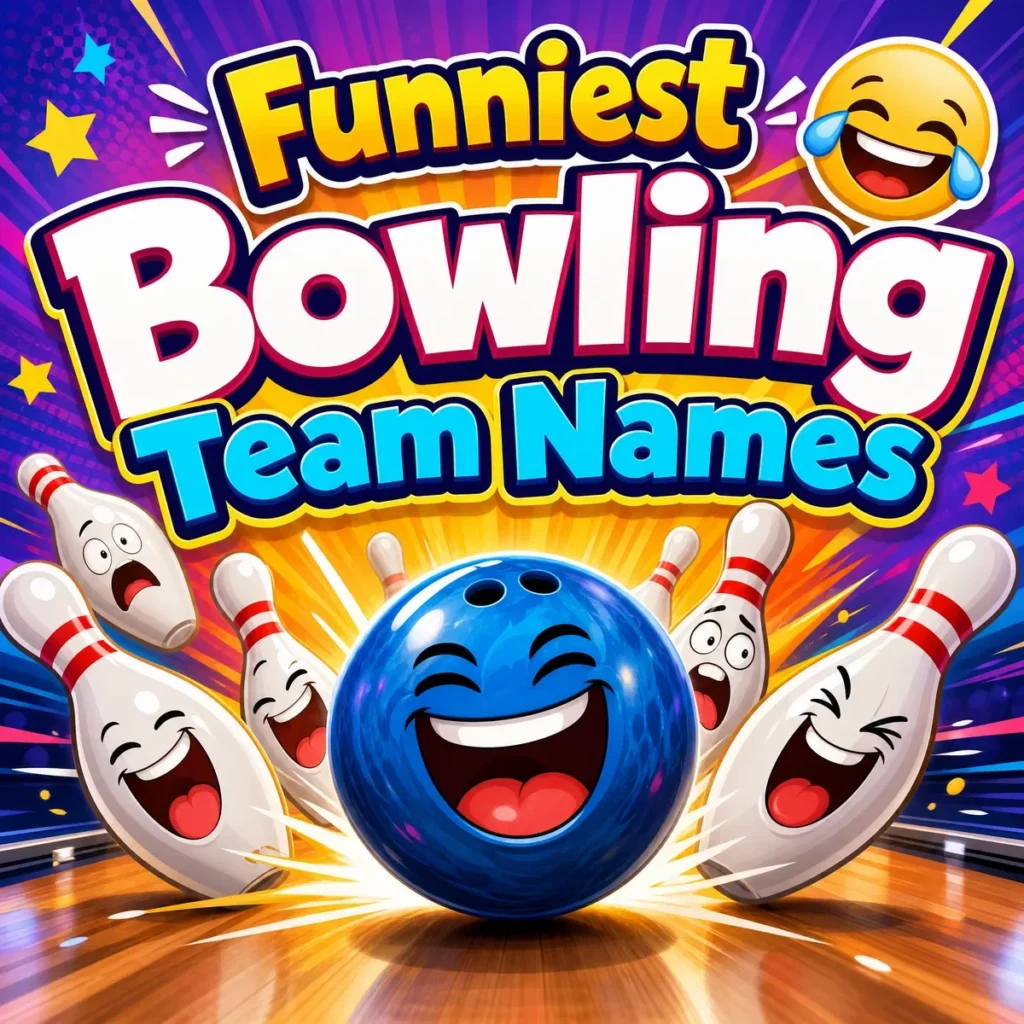 Funniest Bowling Team Names 😂