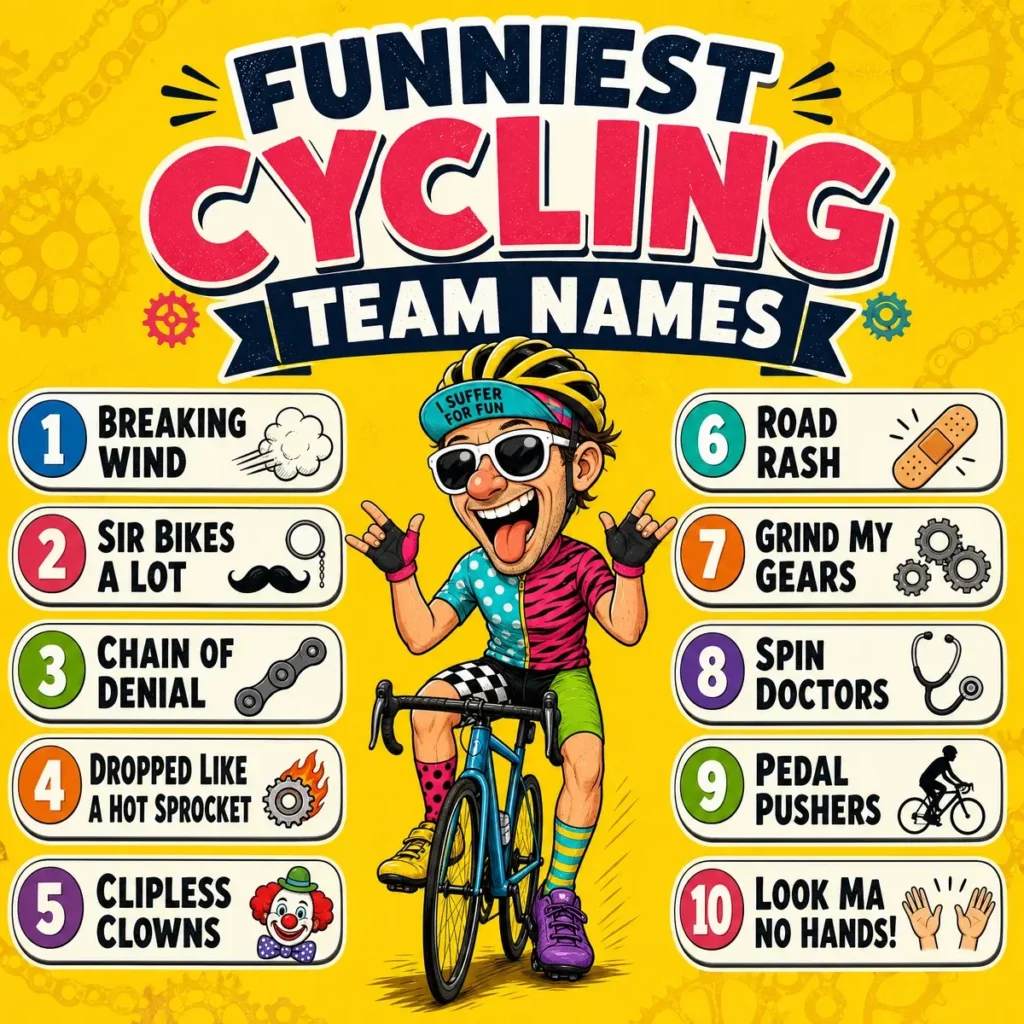 Funniest Cycling Team Names ๐