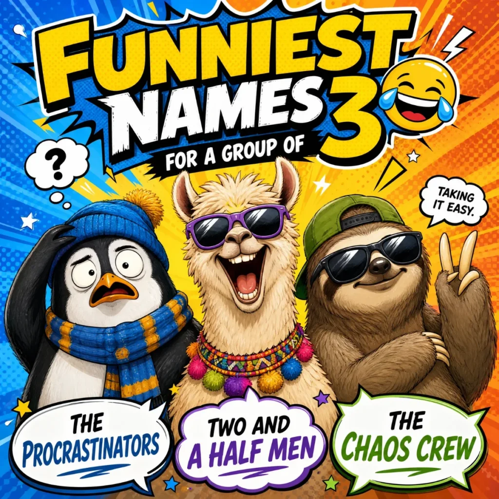 Funniest Names for a Group of 3 😂
