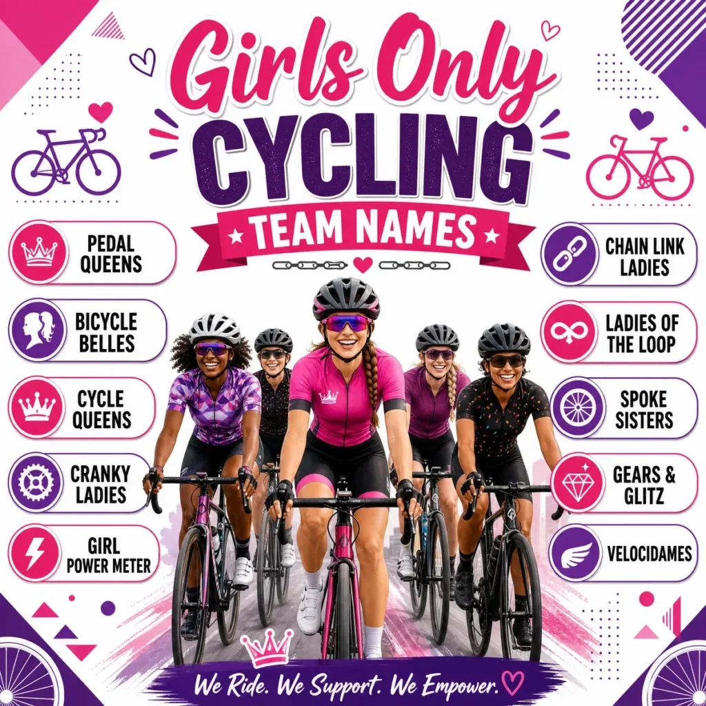 Girls Only Cycling Team Names ๐ฉโ๐ค