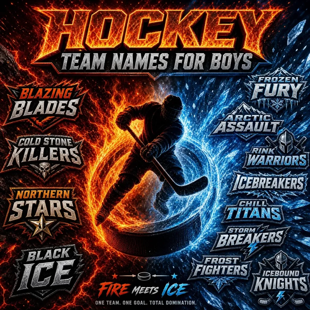 Hockey Team Names for Boys 🔥
