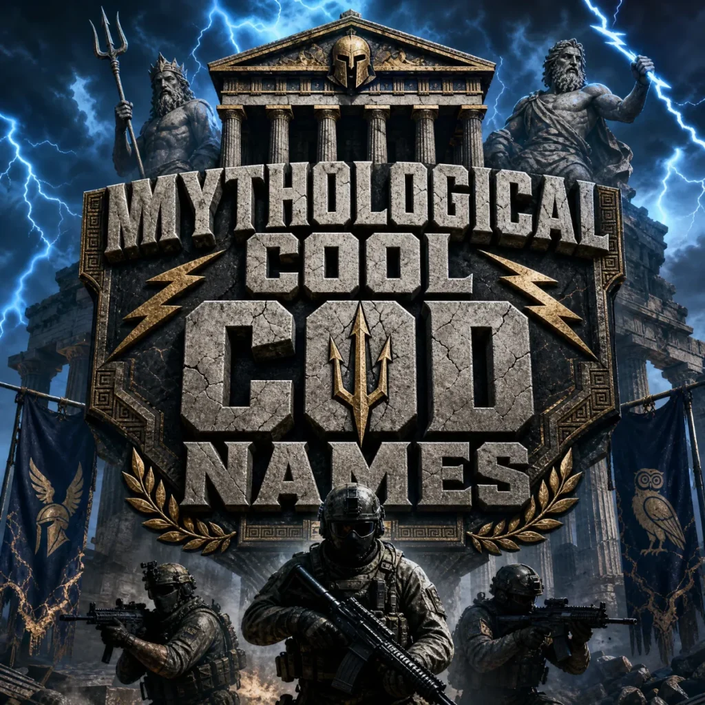 Mythological Cool COD Names 🏛️