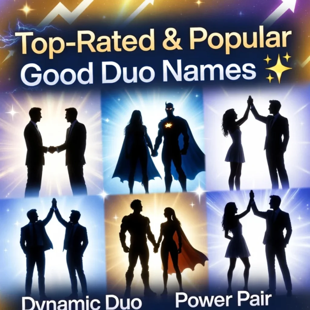 Top-Rated & Popular Good Duo Names ⭐