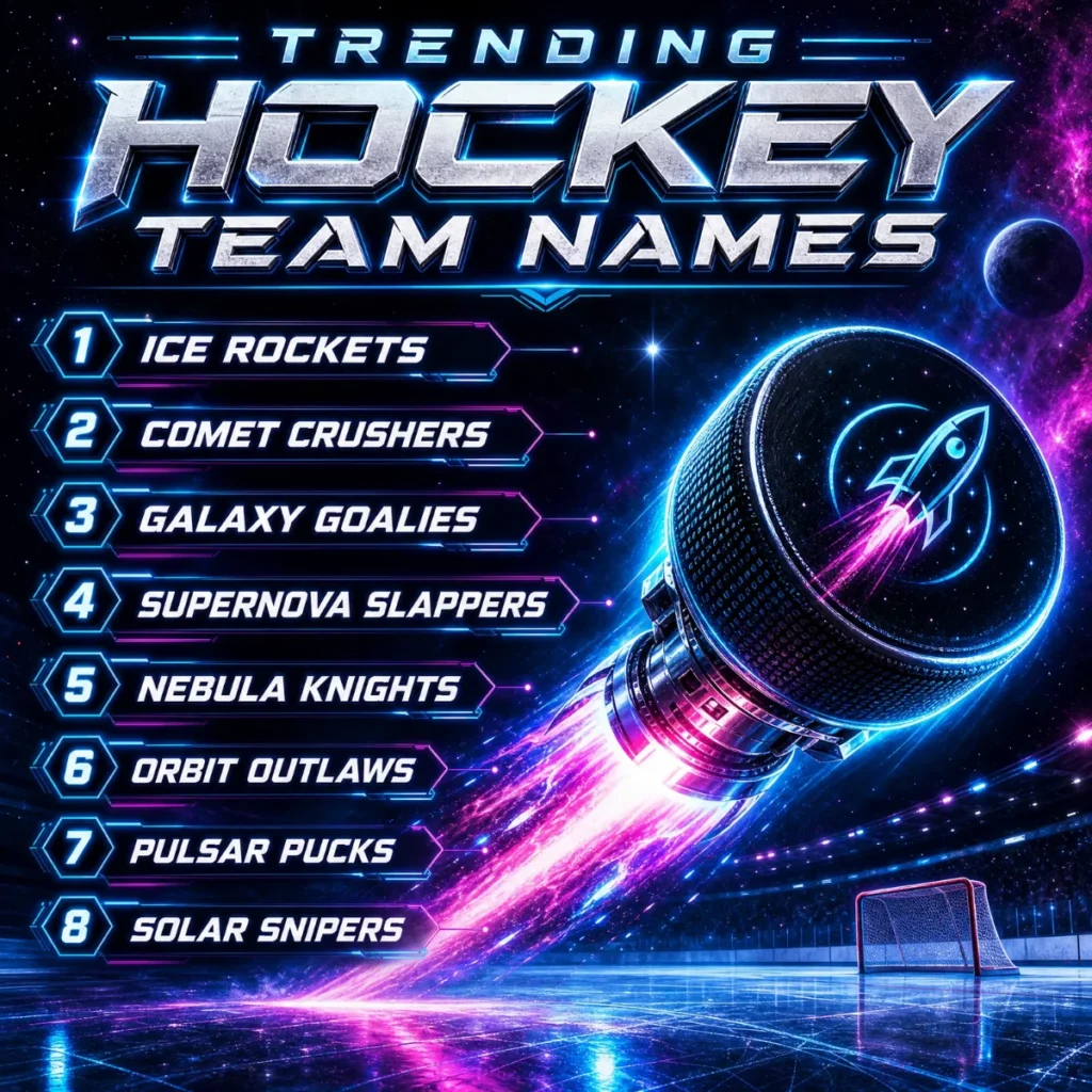 Trending Hockey Team Names 🚀