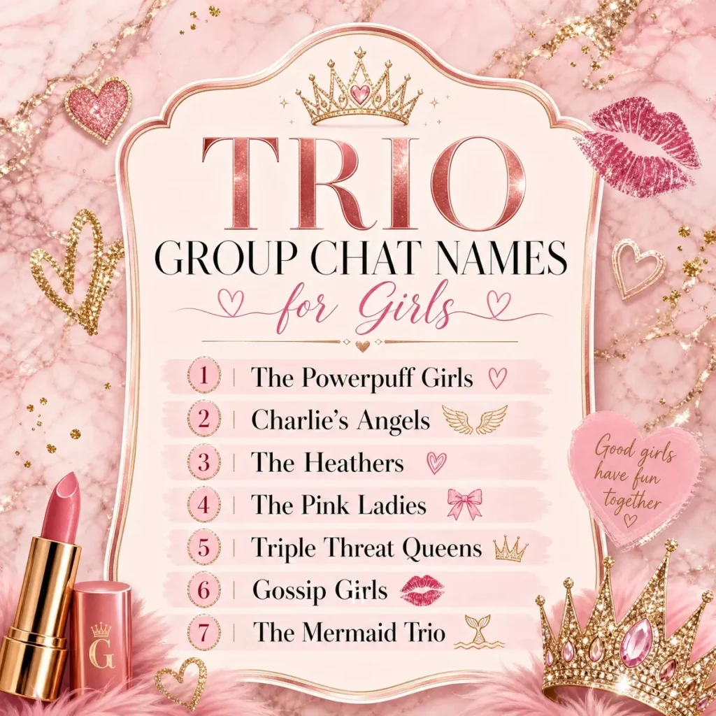 Trio GC Names for Girls 👑