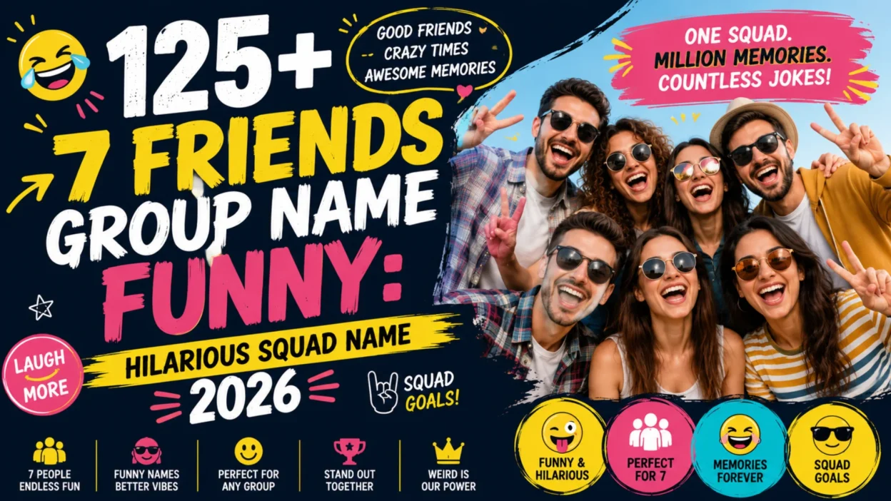 7 Friends Group Name Funny