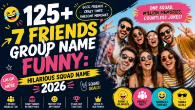 7 Friends Group Name Funny