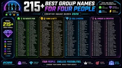 Group Names for Four People