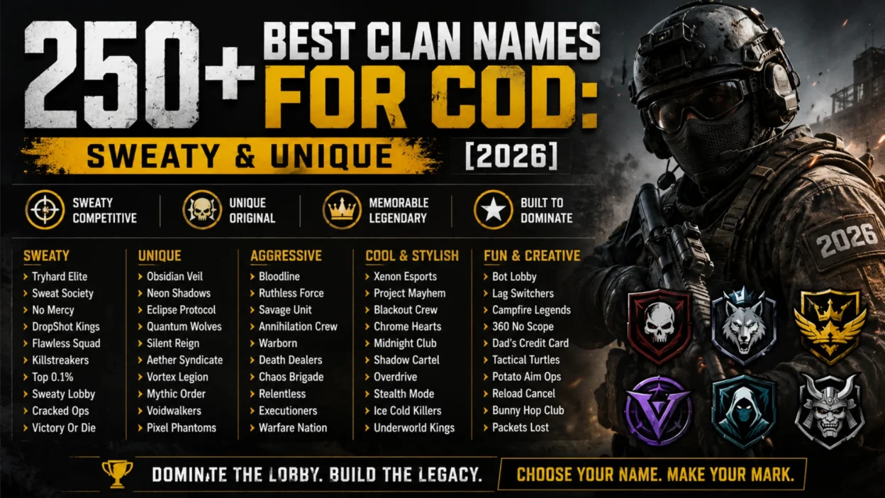 Clan Names for COD