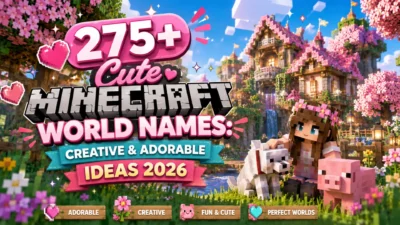 Cute Minecraft World Names
