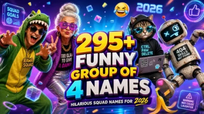 Funny Group of 4 Names