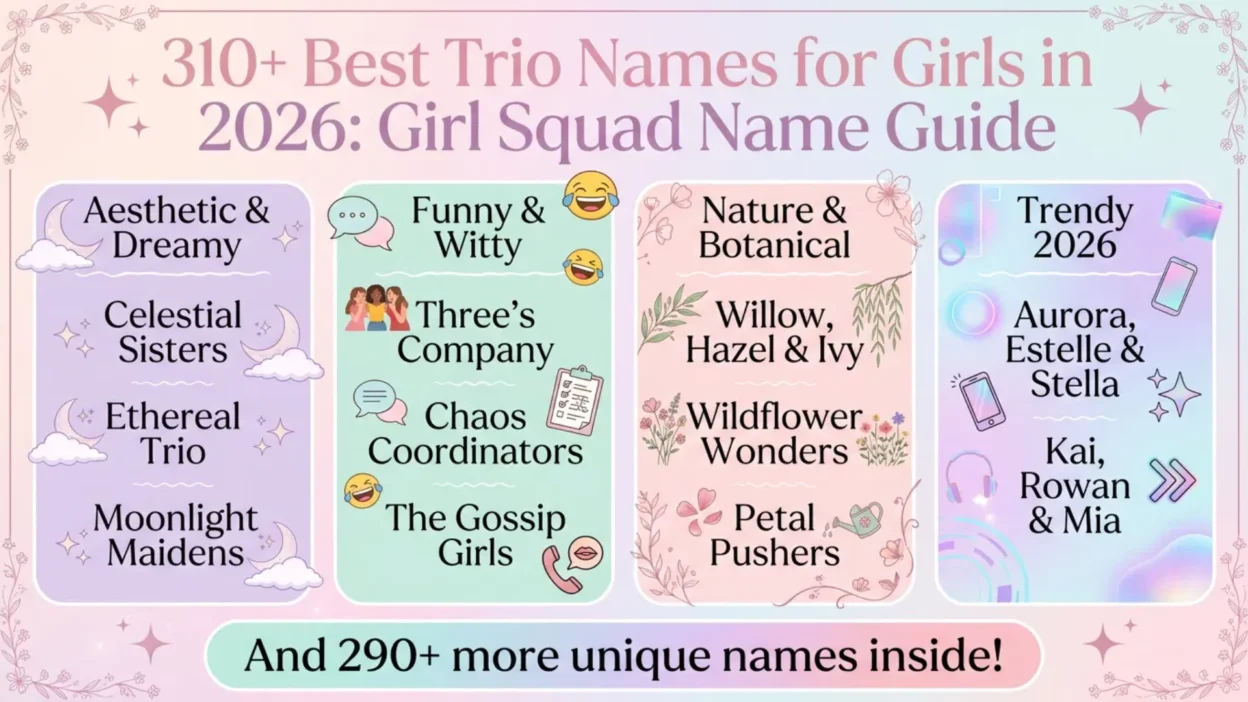 Trio Names for Girls