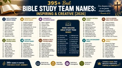 Bible Study Team Names