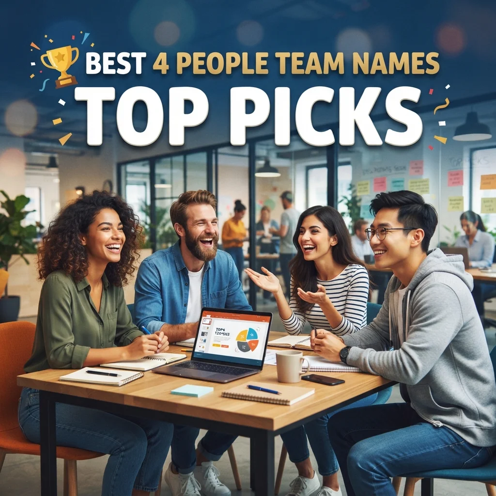 🏆 Best 4 People Team Names – Top Picks