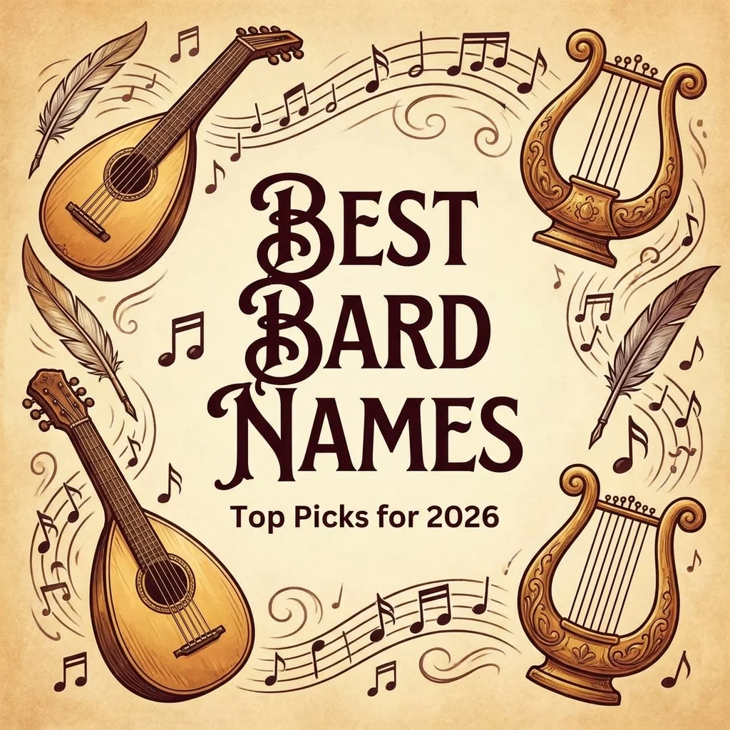 🎵 Best Bard Names – Top Picks for 2026