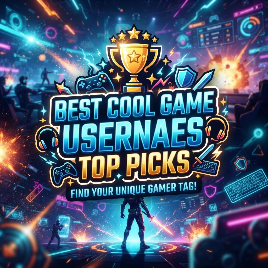 🏆 Best Cool Game Usernames – Top Picks