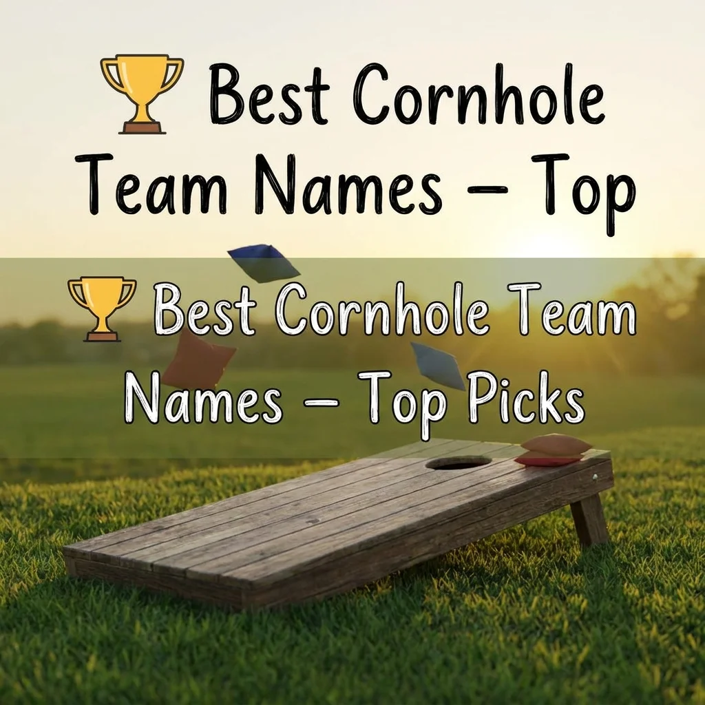 ๐ Best Cornhole Team Names โ Top Picks