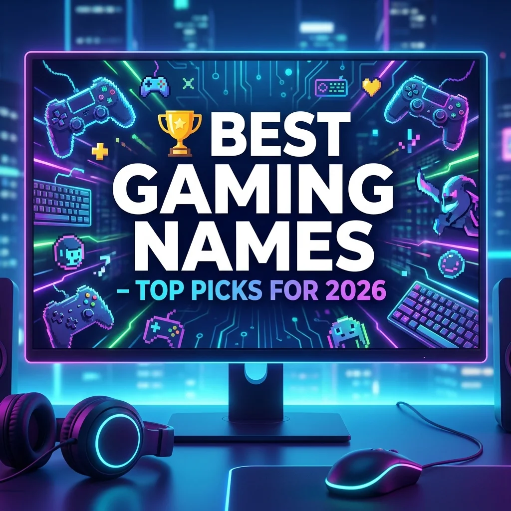 🏆 Best Gaming Names – Top Picks for 2026