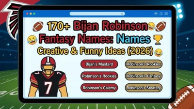 Bijan Robinson Fantasy Names