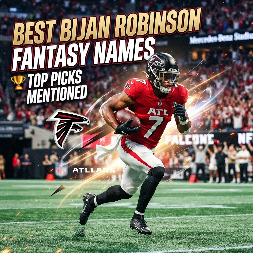 ๐ Best Bijan Robinson Fantasy Names โ Top Picks