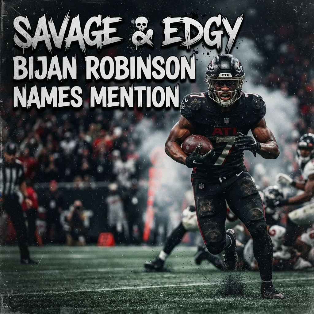 ๐ Savage & Edgy Bijan Robinson Names