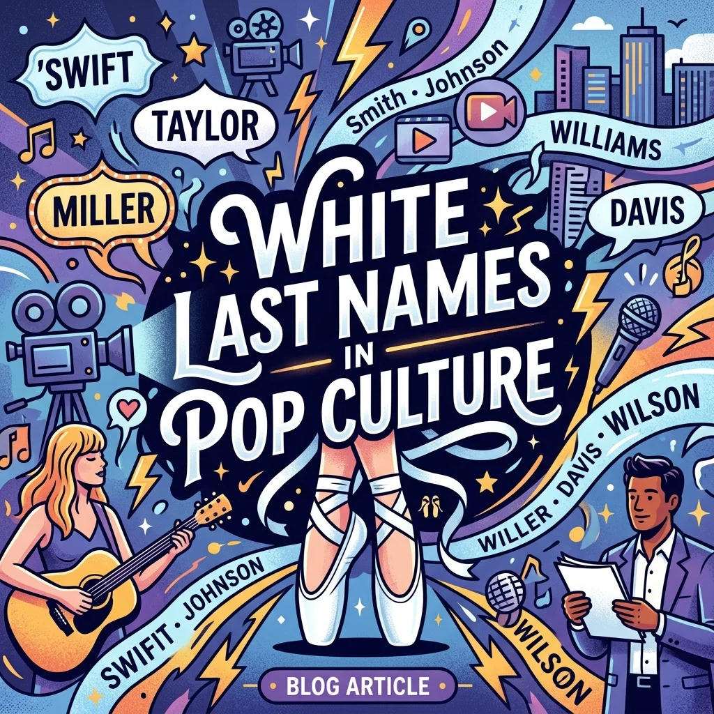 🩰 White Last Names in Pop Culture