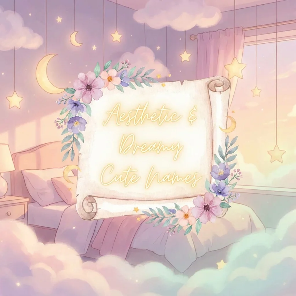 โจ Aesthetic & Dreamy Cute Names