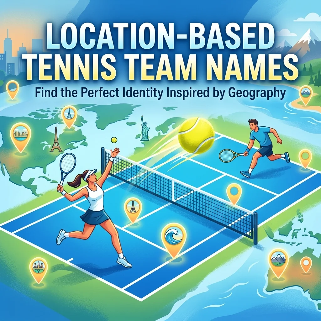 π‘ Location-Based Tennis Team Names