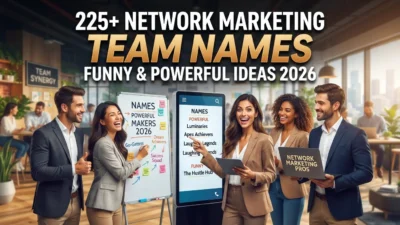 Network Marketing Team Names