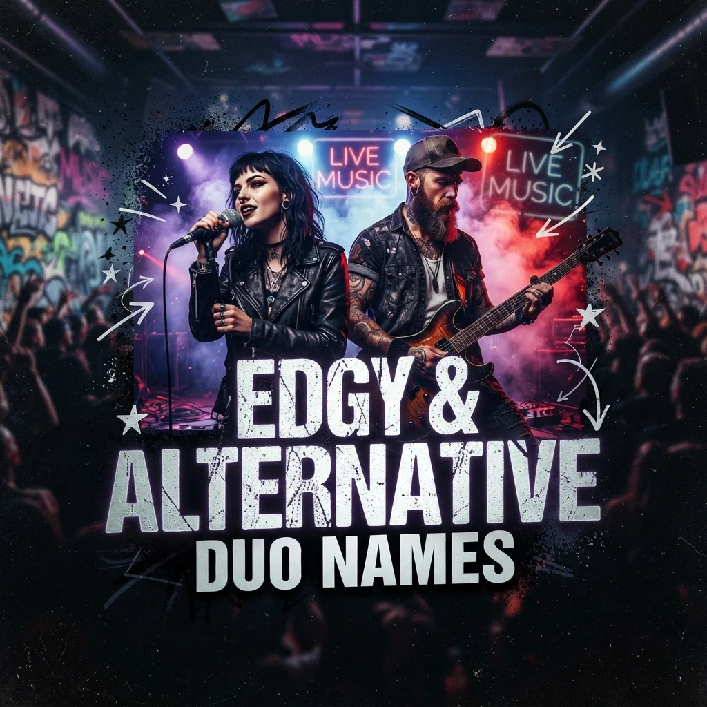 ๐จ Edgy & Alternative Duo Names